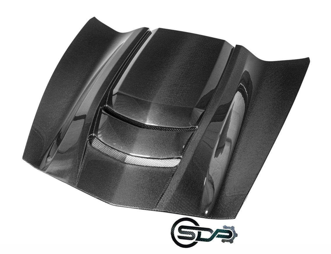 2014-19 C7 | ZR1 CARBON FIBER Cowl Vented Extractor Hood